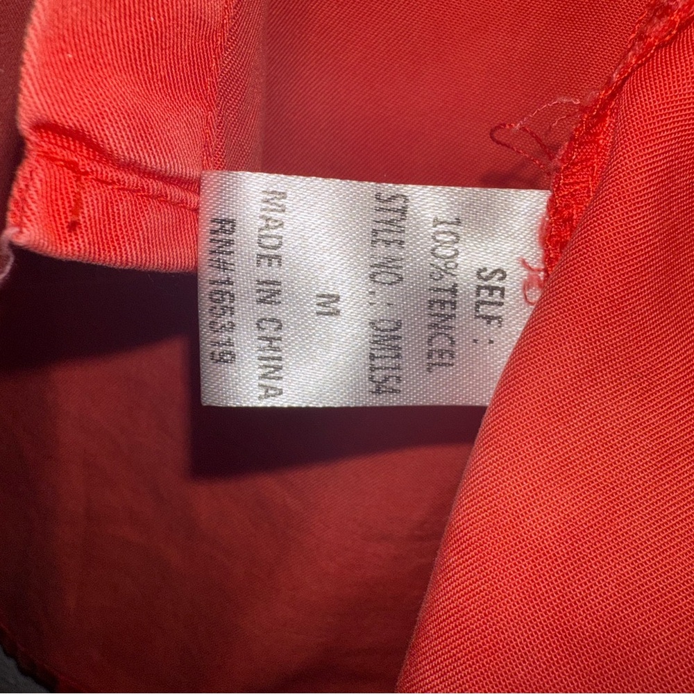 Red tunic blouse - Picture 5 of 5